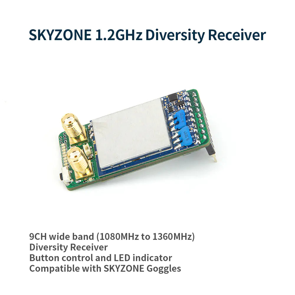 SKYZONE 1.2GHz Diversity Receiver SKYZONE 1.2GHz Diversity Receiver